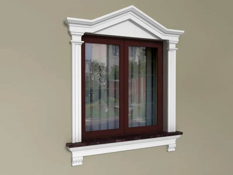 Elewacja ramki wokół okien: elegancki dodatek do Twojego domu