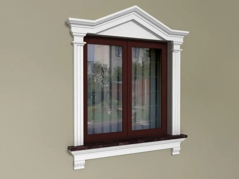 Elewacja ramki wokół okien: elegancki dodatek do Twojego domu