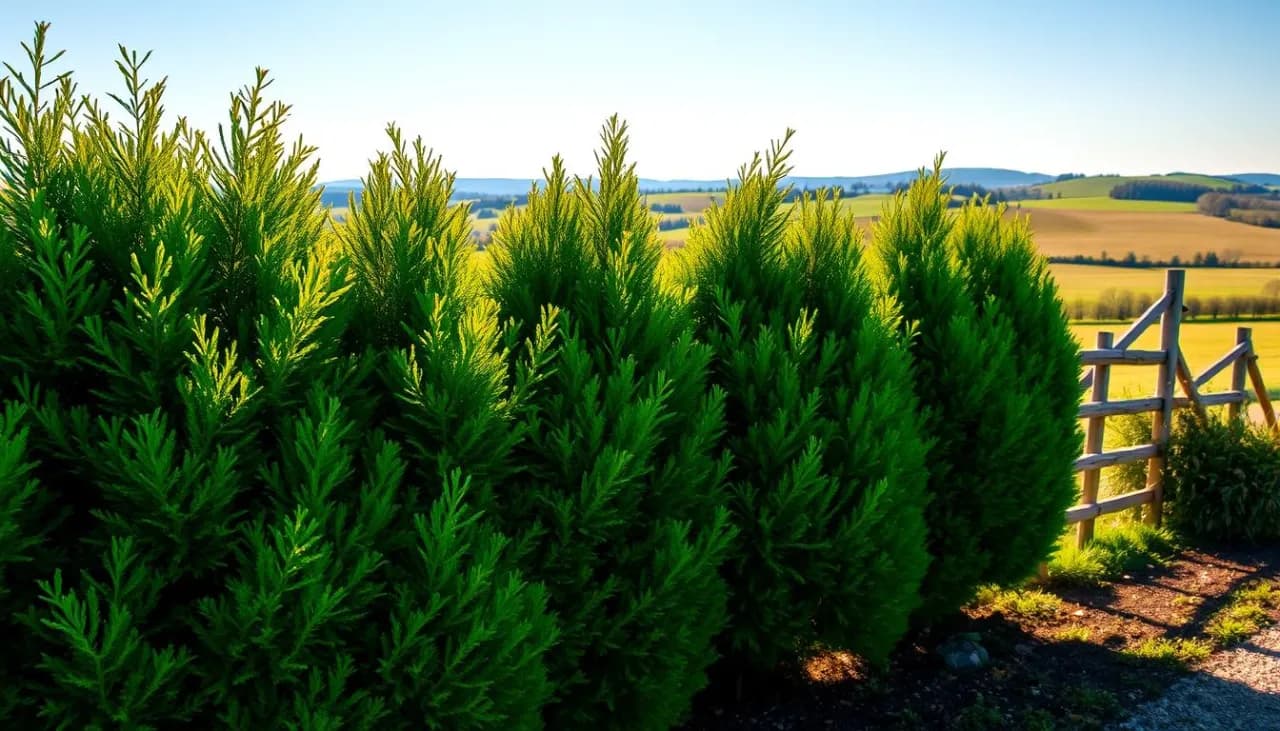 Tuje szmaragd ile od ogrodzenia – idealna odległość dla gęstego żywopłotu
