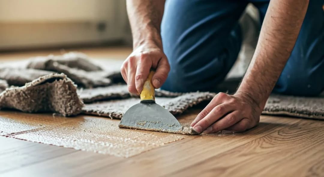 Skuteczne sposoby na usunięcie kleju po wykładzinie dywanowej