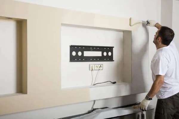 Zabudowa telewizora z karton gipsu: krok po kroku dla każdego