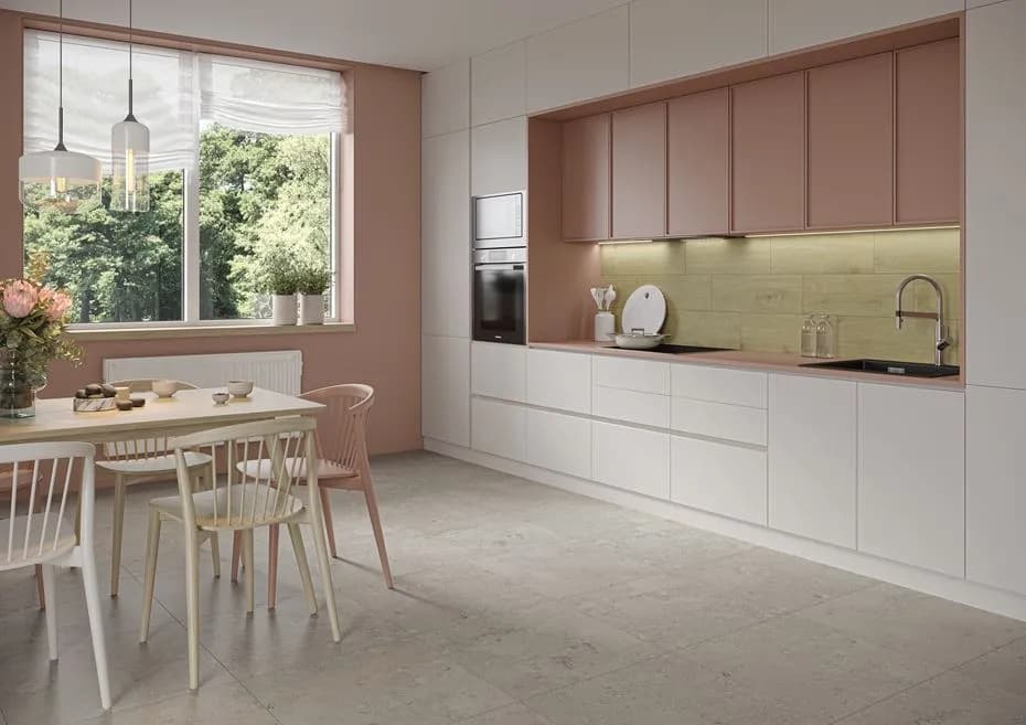 Parapet w kuchni niżej niż blat: eleganckie i funkcjonalne rozwiązanie